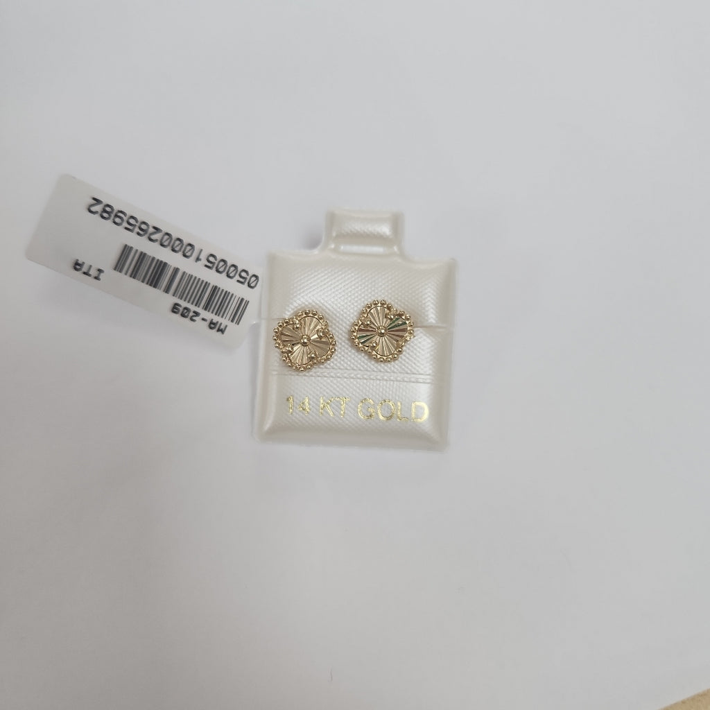 BROQUELES ORO 14K 1.6 (NUEVO)