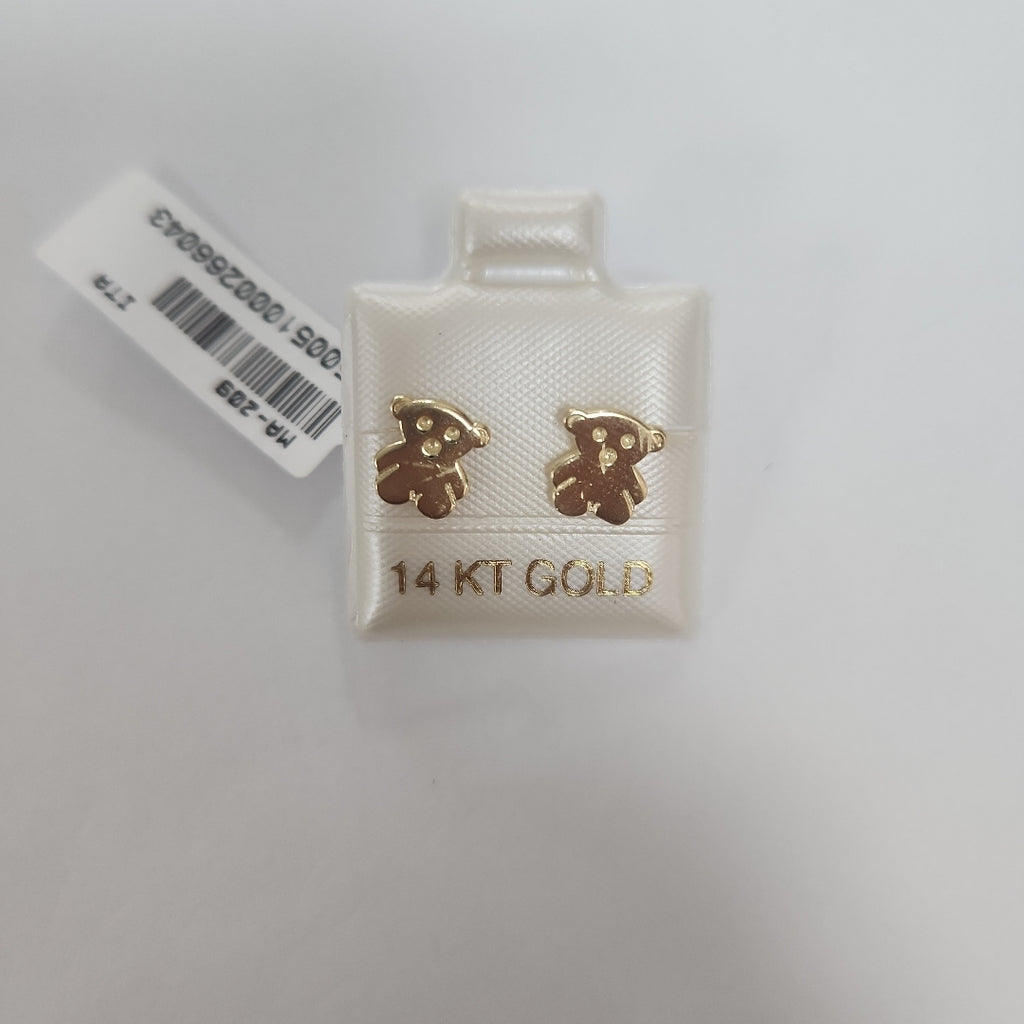 BROQUELES ORO 14K 1 (NUEVO)