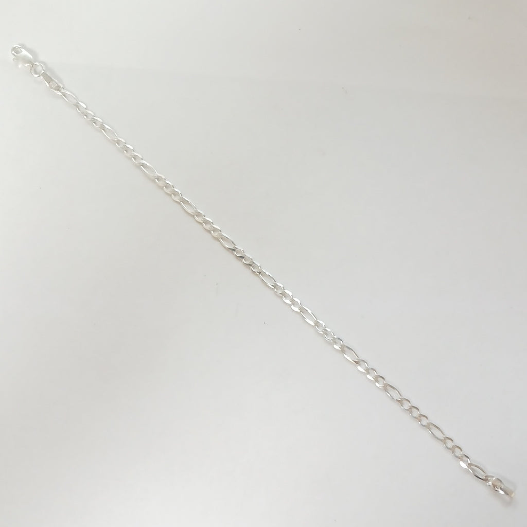 PULSERA TEJIDO 3X1 PLATA .925 21 CM 3.3 GR (NUEVO)