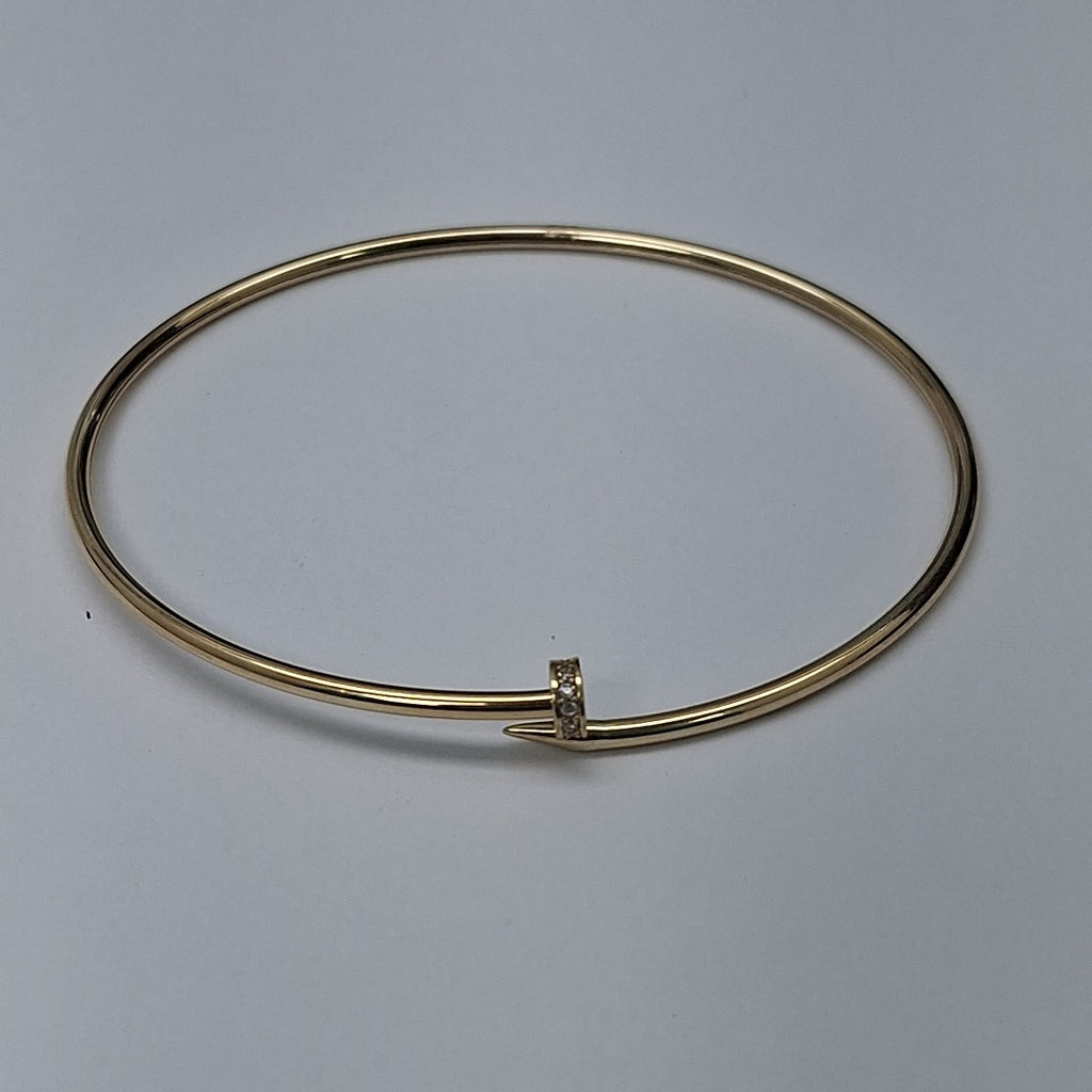 PULSERA CLAVO ORO 14K 2.8 (NUEVO)