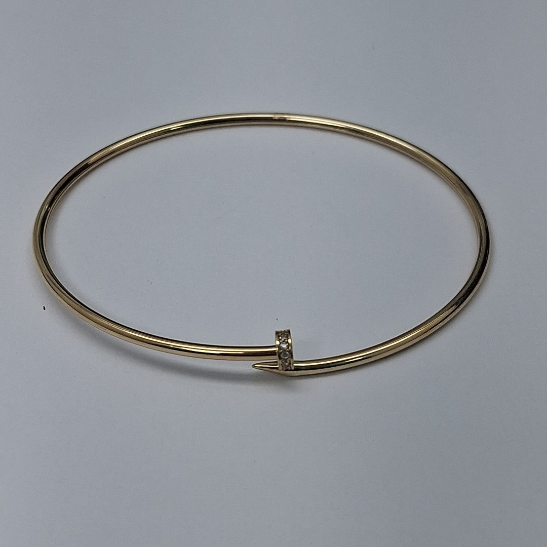PULSERA CLAVO ORO 14K 2.8 (NUEVO)