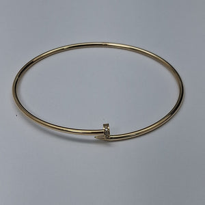 PULSERA CLAVO ORO 14K 2.8 (NUEVO)