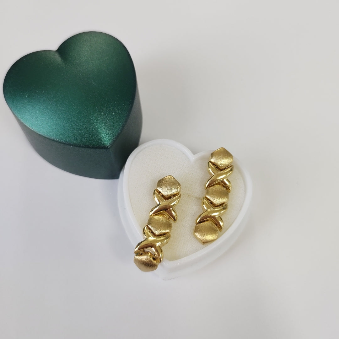 ARETES PAR ORO 14 K 4.5 GRMS (SEMINUEVO)
