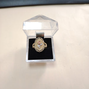 ANILLITO ORO COMBINADO 10 K 2 GRMS (SEMINUEVO)