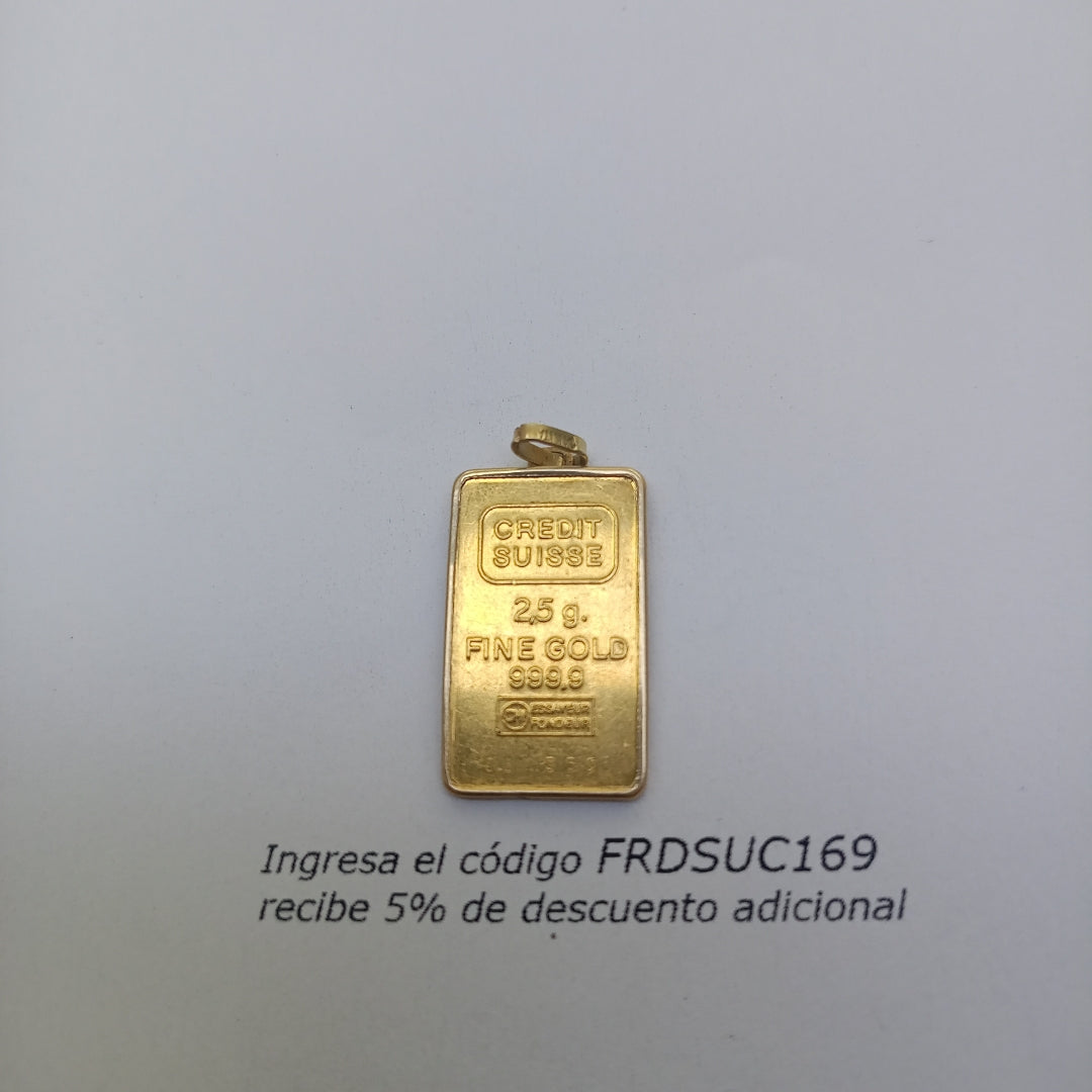 DIJE ORO 14 K 2,50 GRMS (SEMINUEVO)