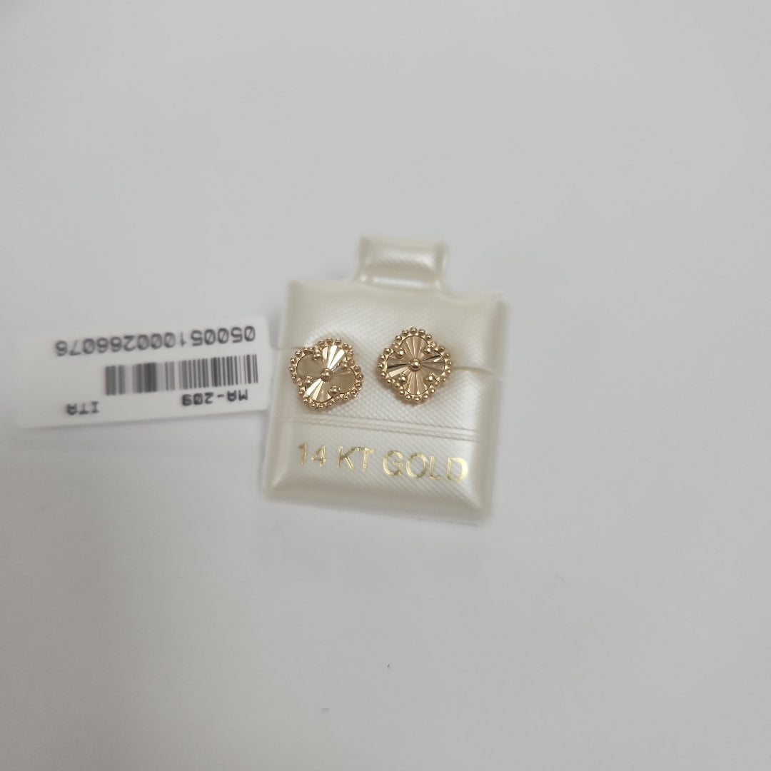 BROQUELES ORO 14K 1.6 (NUEVO)
