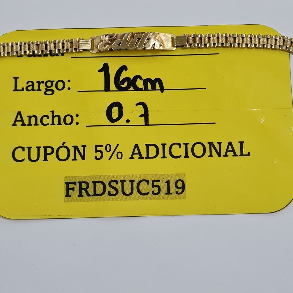 ESCLAVA ORO 14 K 14.1 GRMS (SEMINUEVO)