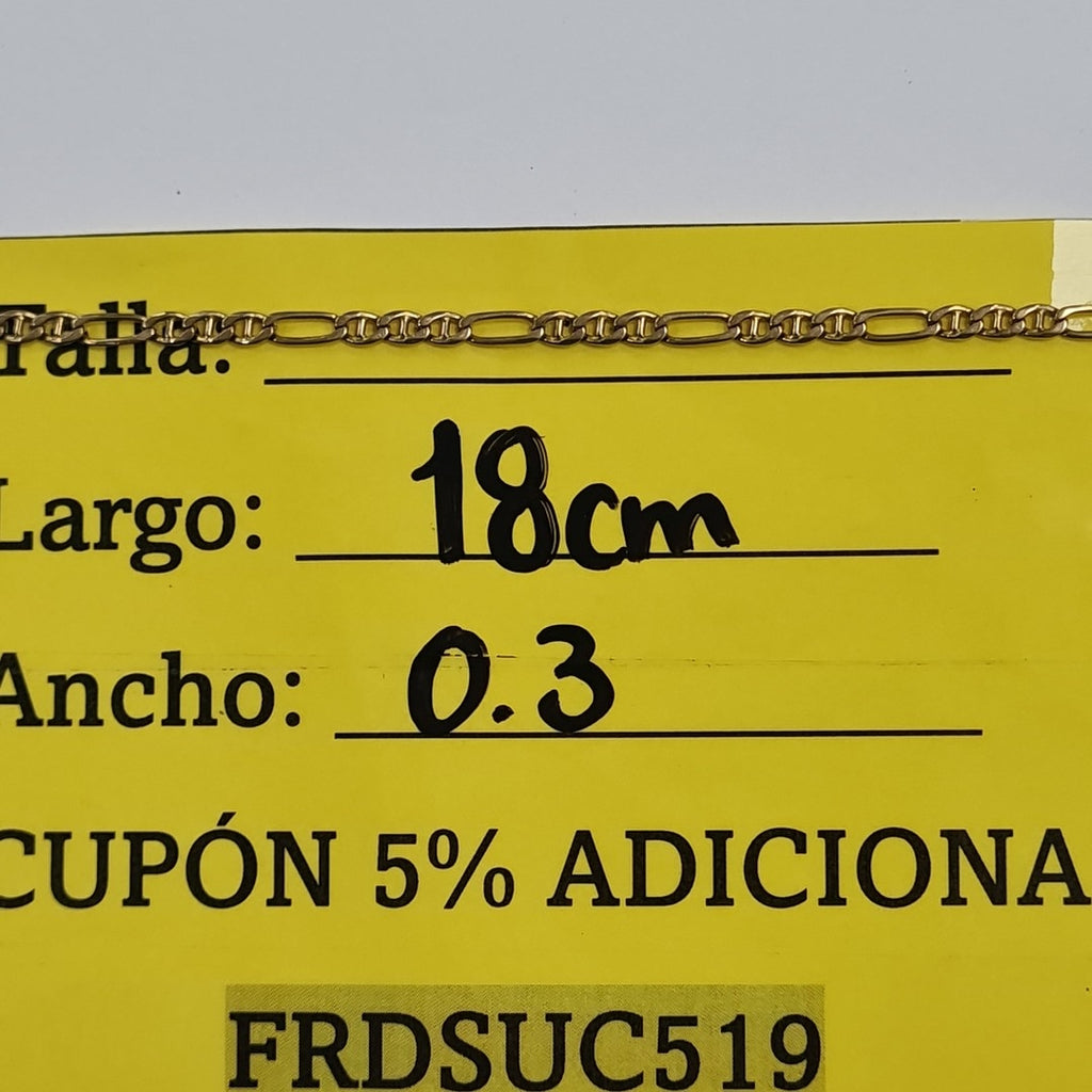 PULSERA ORO 8 K 3.2 GRMS (SEMINUEVO)