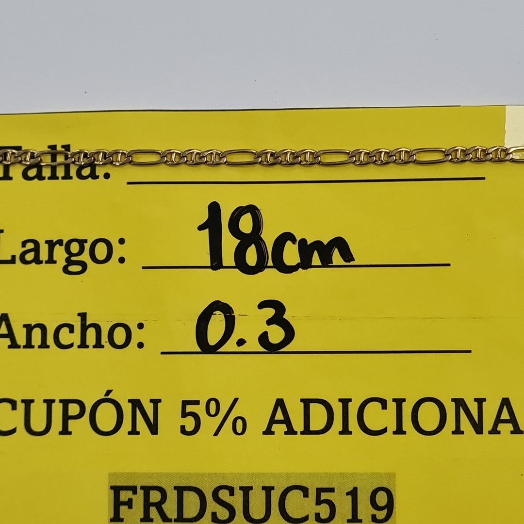 PULSERA ORO 8 K 3.2 GRMS (SEMINUEVO)