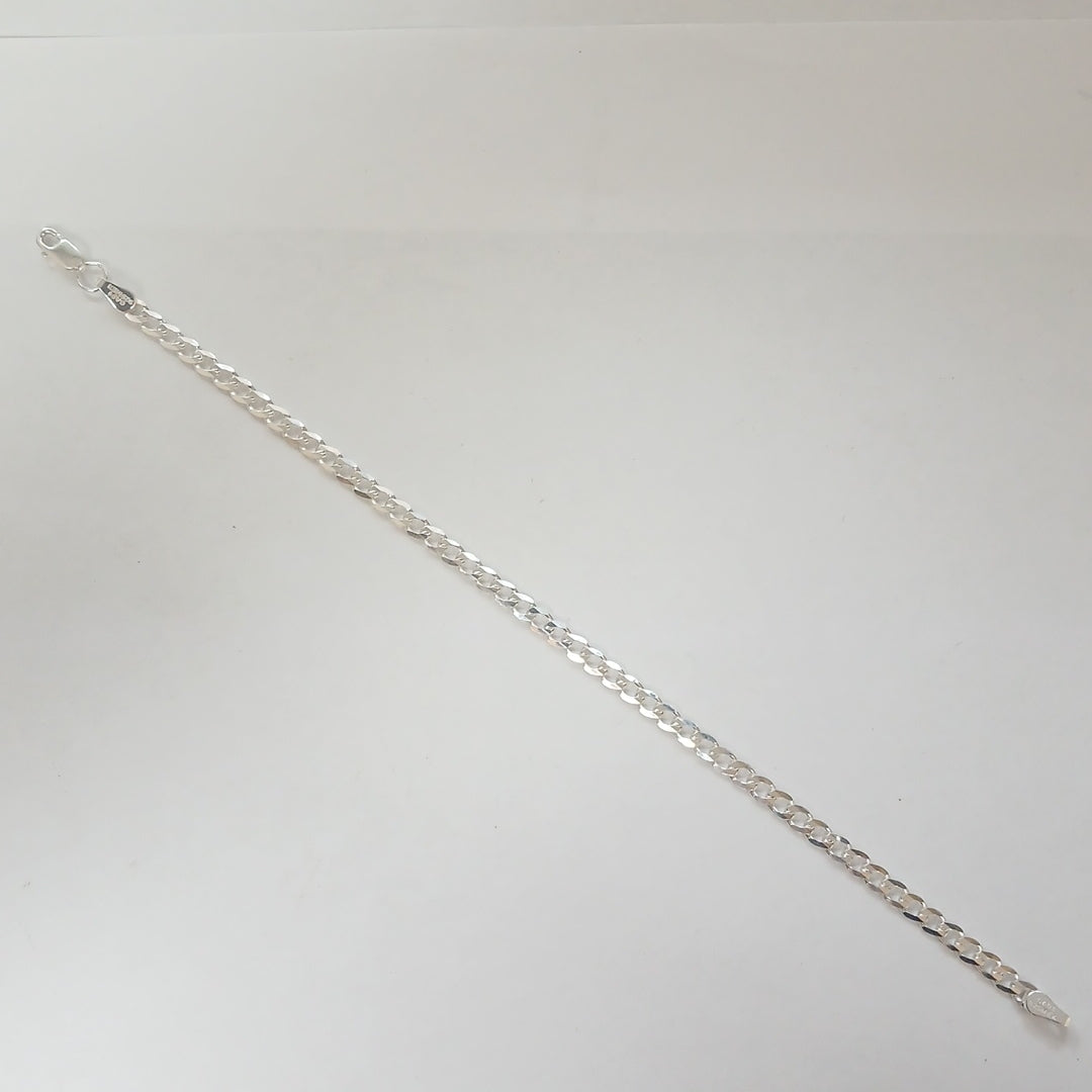 PULSERA BARBADA PLATA .925 21 CM 4.23 GR (NUEVO)