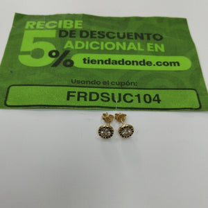 ARETES PAR ORO 14 K 1,70 GRMS (SEMINUEVO)