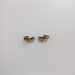 BROQUELES PAR ORO COMBINADO 14 K 0.9 GRMS (SEMINUEVO)