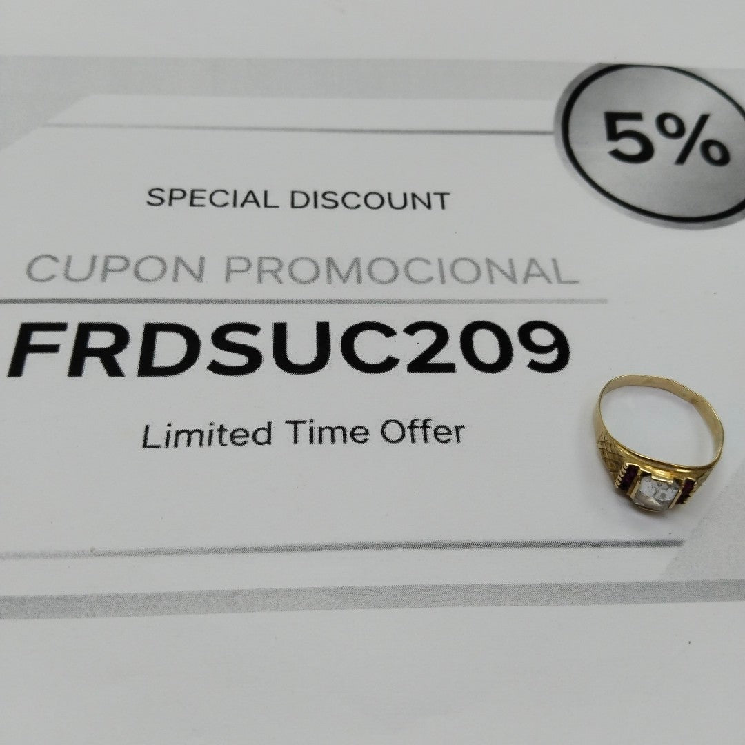 ANILLO ORO 10 K 3.3 GRMS (SEMINUEVO)