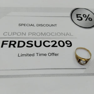 ANILLO ORO 10 K 3.3 GRMS (SEMINUEVO)