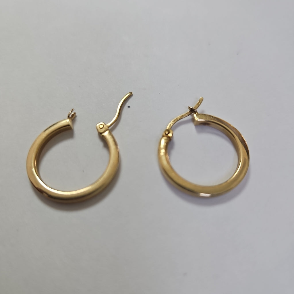 ARRACADAS PAR ORO 14 K 1.5 GRMS (SEMINUEVO)
