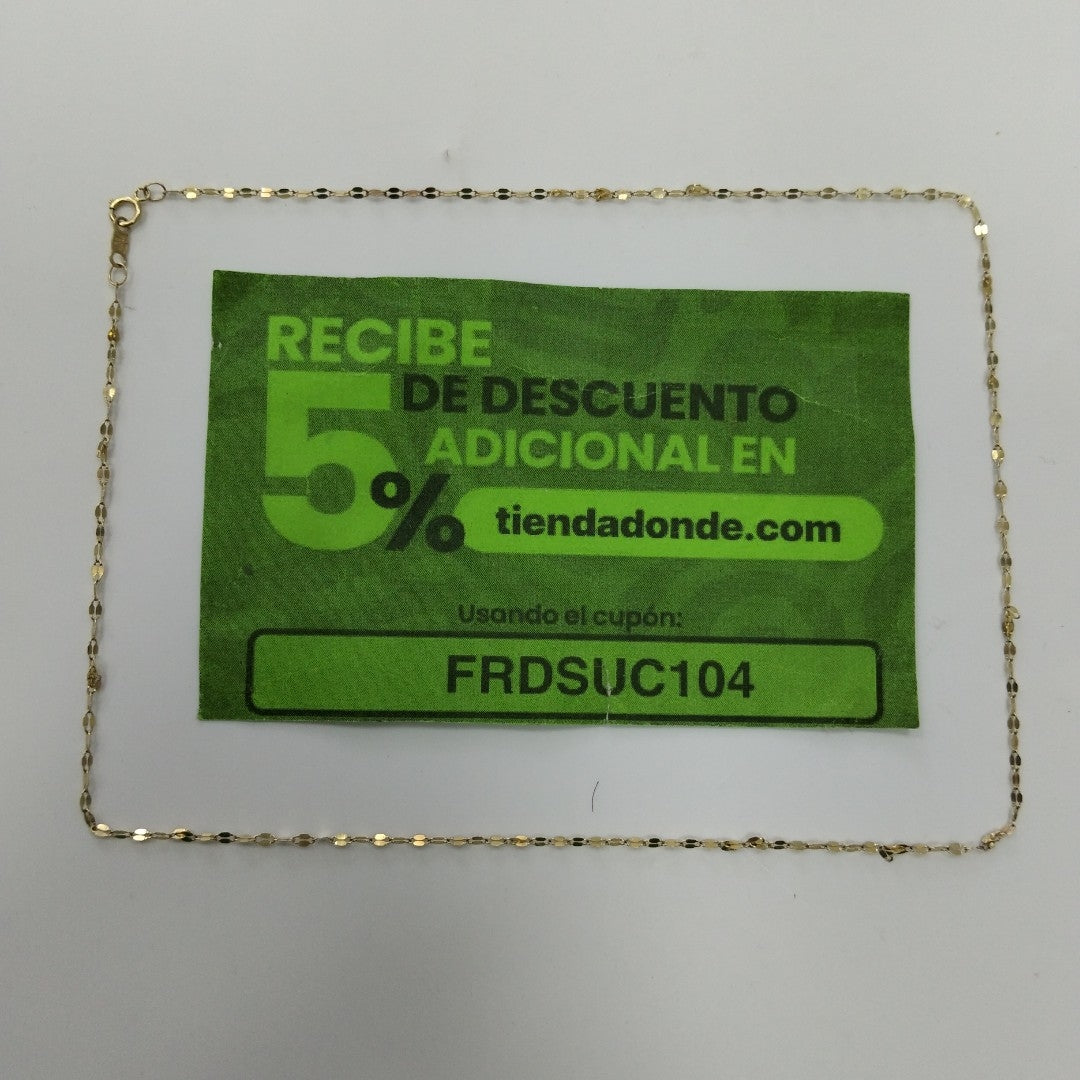 CADENA ORO 10 K 1,10 GRMS (SEMINUEVO)