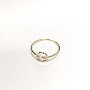 ANILLOS DAMA ORO 14K 0.8 (NUEVO)