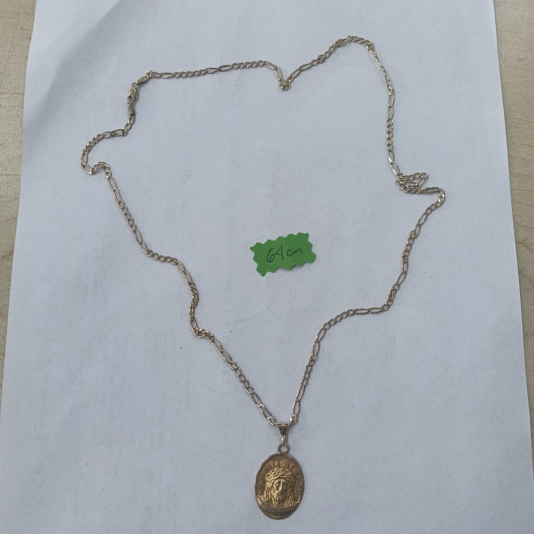 CADENA, DIJE ORO 10 K 10 GRMS (SEMINUEVO)