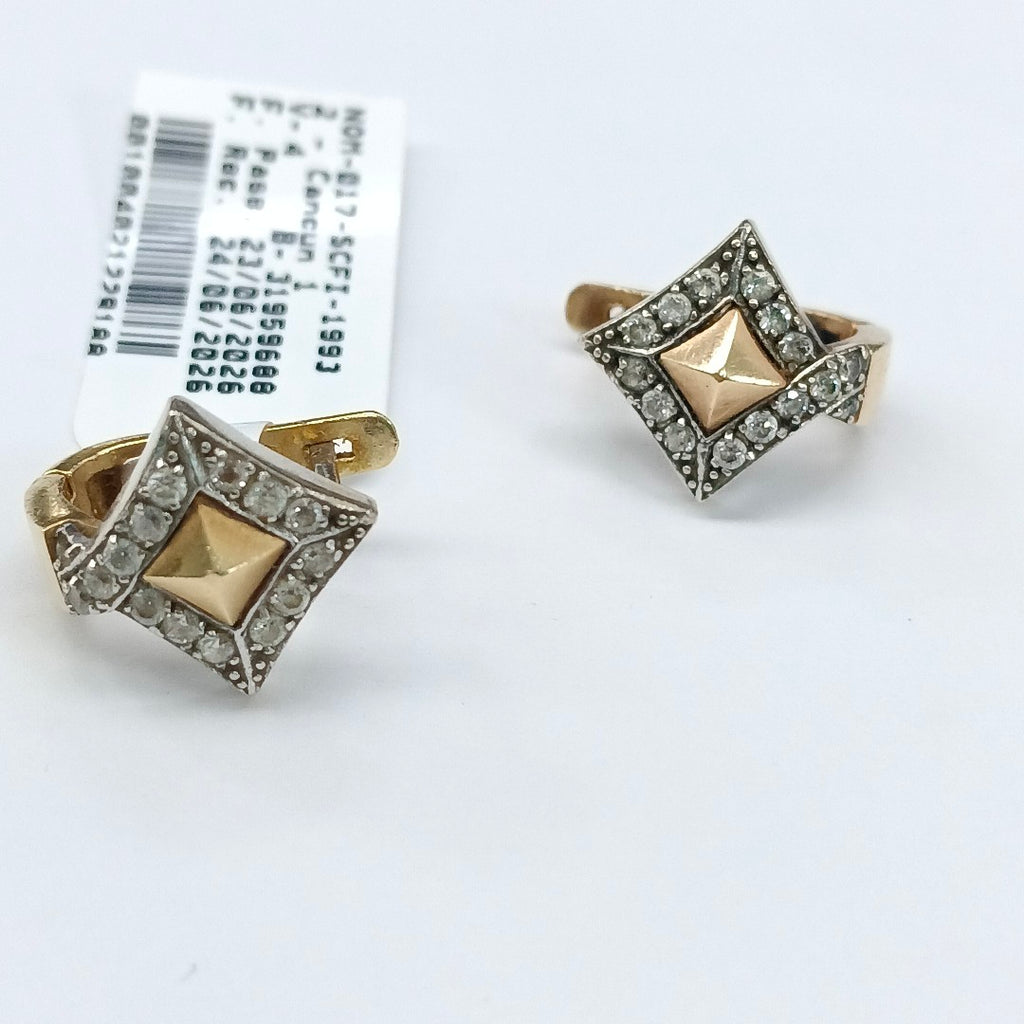 BROQUELES PAR ORO 14 K 5.9 GRMS (SEMINUEVO)