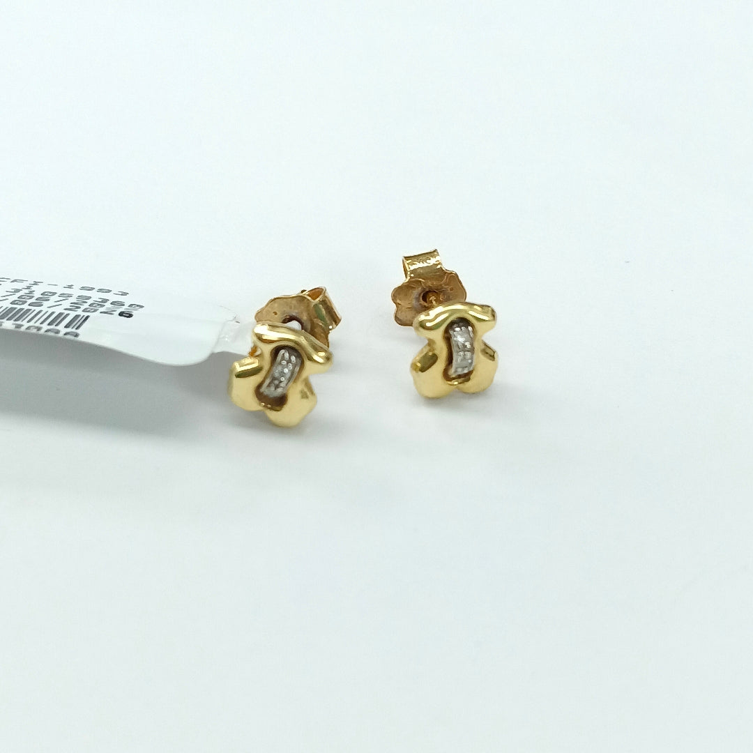 BROQUELES PAR ORO 18 K 1.5 GRMS (SEMINUEVO)