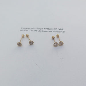 BROQUELES PAR ORO 10 K 0,60 GRMS (SEMINUEVO)