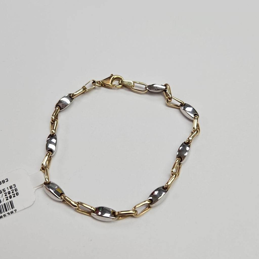 PULSERA ORO COMBINADO 10 K 4 GRMS (SEMINUEVO)
