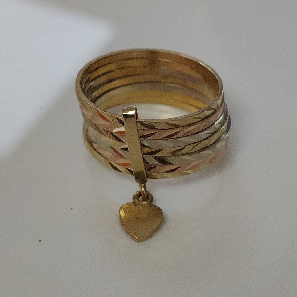 ANILLITO ORO,ORO COMBINADO 10 K 5,40 GRMS (SEMINUEVO)