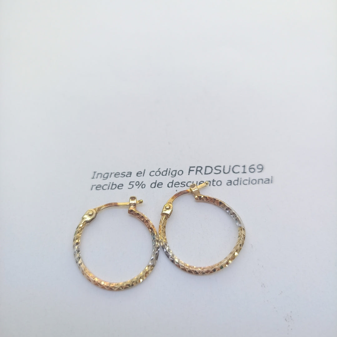 ARRACADAS PAR ORO 10 K 0,90 GRMS (SEMINUEVO)