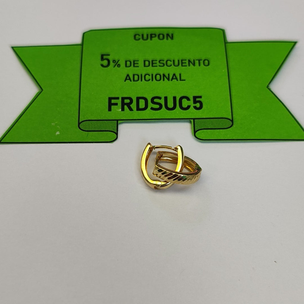 HUGGIES ORO 14K 1.1 (NUEVO)
