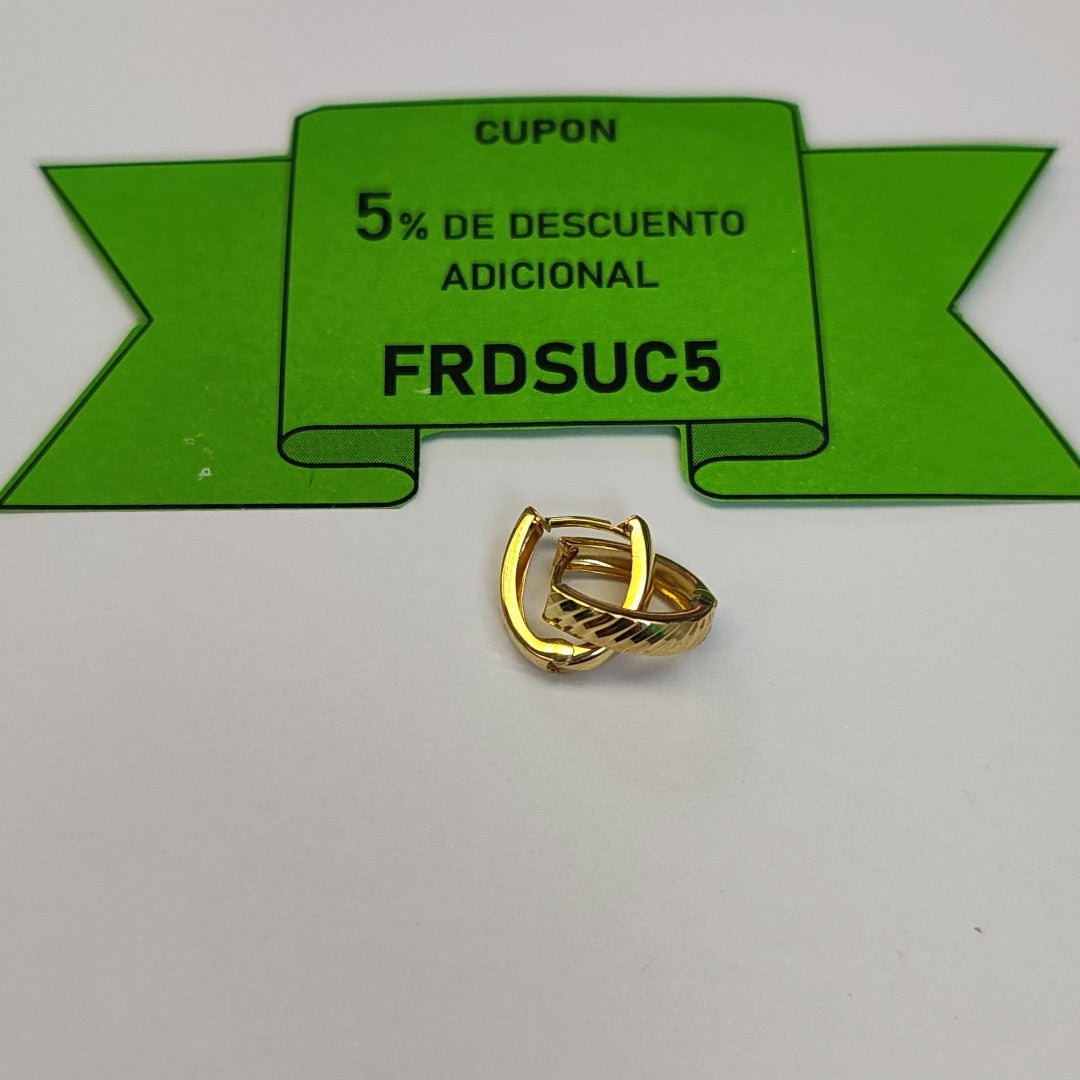 HUGGIES ORO 14K 1.1 (NUEVO)