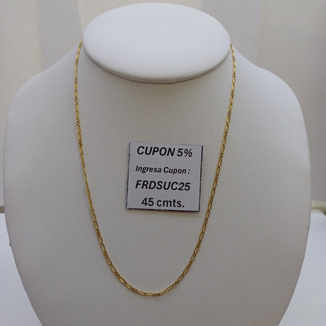 CADENA ORO 14 K 3 GRMS (SEMINUEVO)
