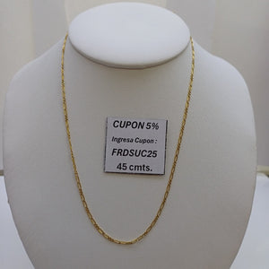 CADENA ORO 14 K 3 GRMS (SEMINUEVO)