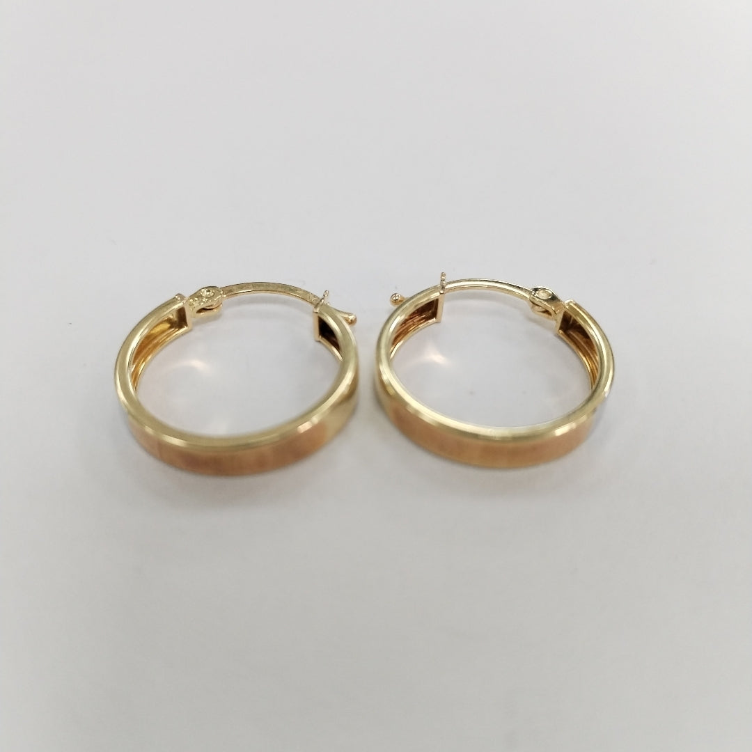 ARRACADAS PAR ORO 14 K 1.5 GRMS (SEMINUEVO)