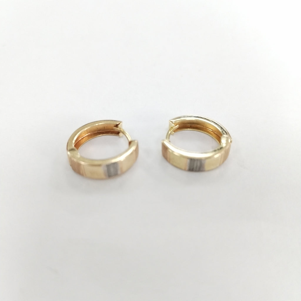 ARRACADAS PAR ORO 14 K 1.2 GRMS (SEMINUEVO)