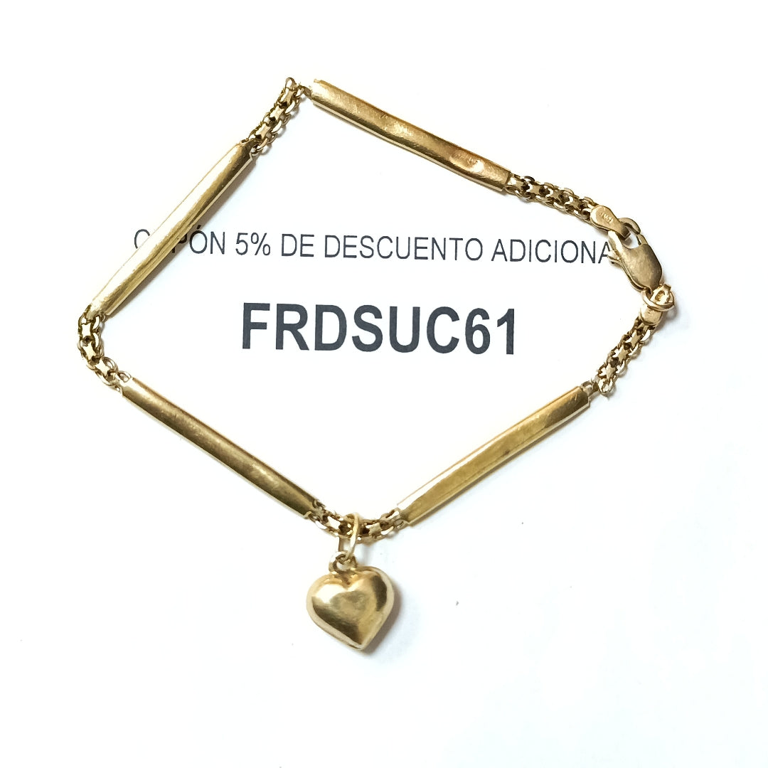 PULSERA ORO 10 K 5.3 GRMS (SEMINUEVO)