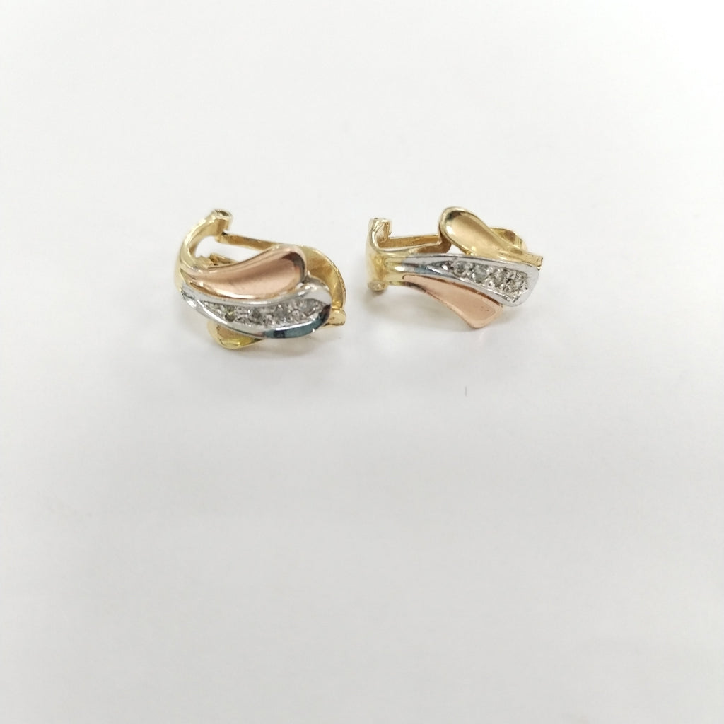 ARETES PAR ORO 14 K 3.8 GRMS (SEMINUEVO)