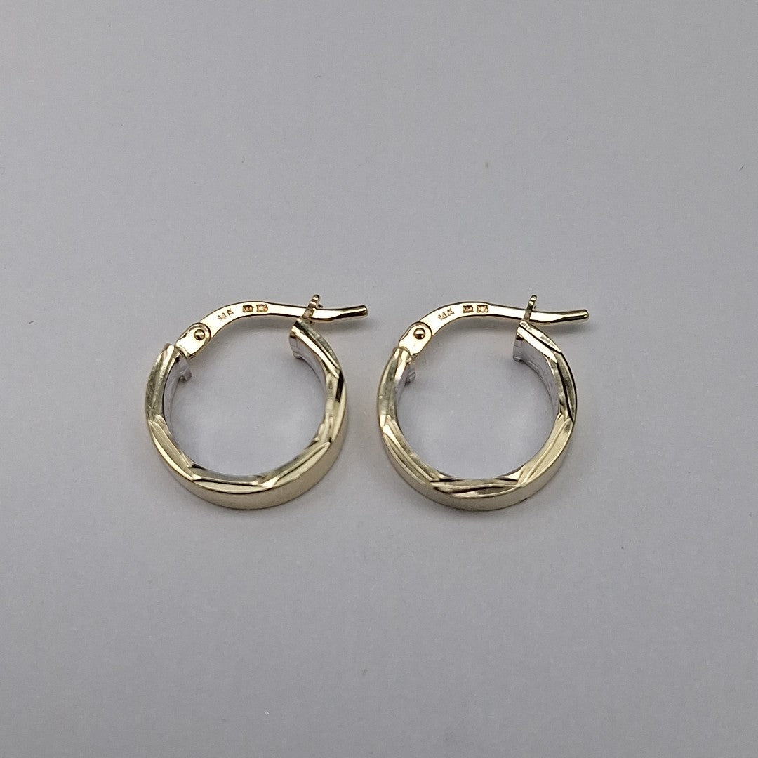 ARRACADAS ORO 14K 1.5 (NUEVO)