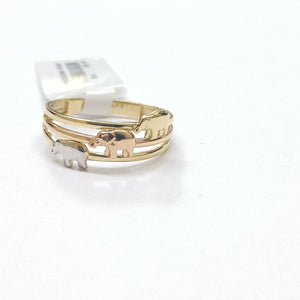 ANILLOS DAMA ORO 14K 2 (NUEVO)