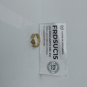 ANILLO DE GRADUACIÓN ORO 14 K 4.5 GRMS (SEMINUEVO)