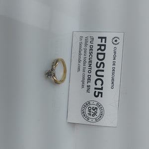 ANILLO ORO 14 K 3.9 GRMS (SEMINUEVO)