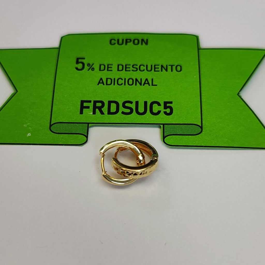 HUGGIES ORO 14K 1.2 (NUEVO)