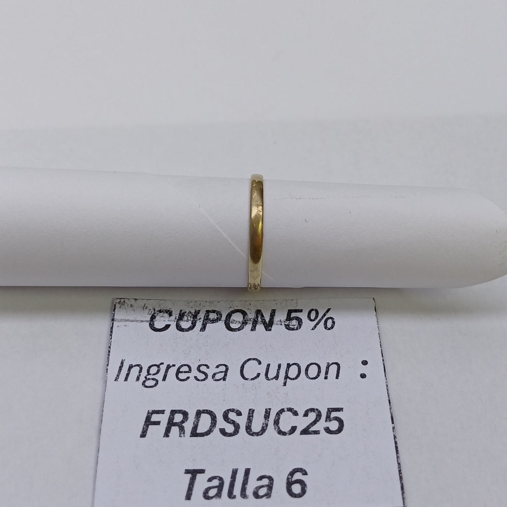ARGOLLA ORO 10 K 0.8 GRMS (SEMINUEVO)