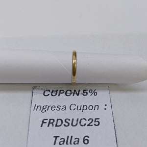 ARGOLLA ORO 10 K 0.8 GRMS (SEMINUEVO)