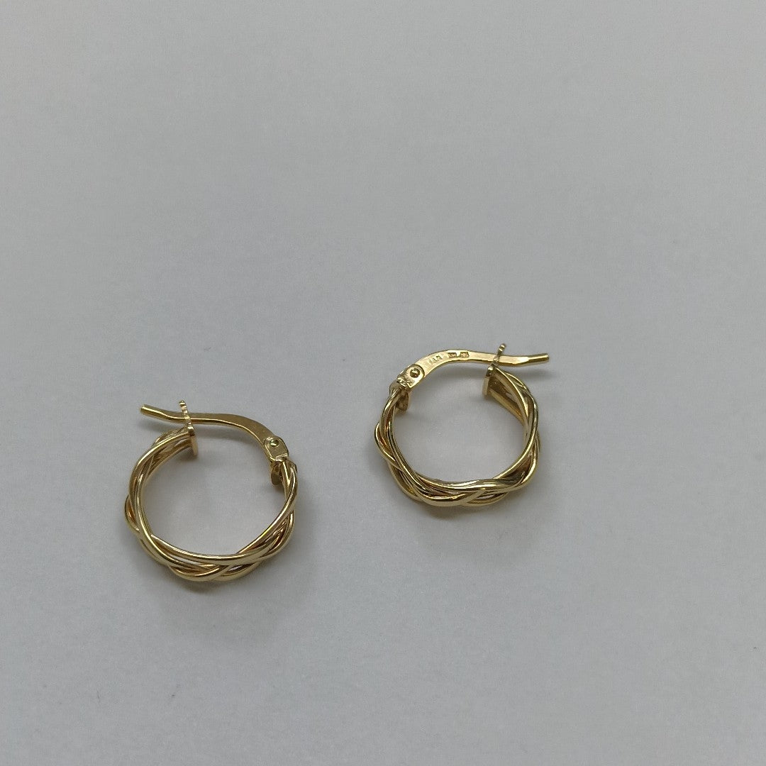 ARRACADAS ORO 14K 1.5 (NUEVO)