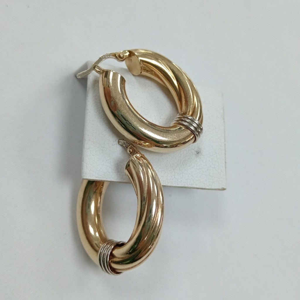 ARRACADAS PAR ORO 14 K 4.5 GRMS (SEMINUEVO)