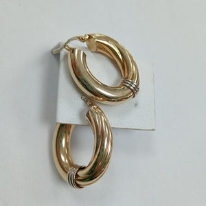 ARRACADAS PAR ORO 14 K 4.5 GRMS (SEMINUEVO)