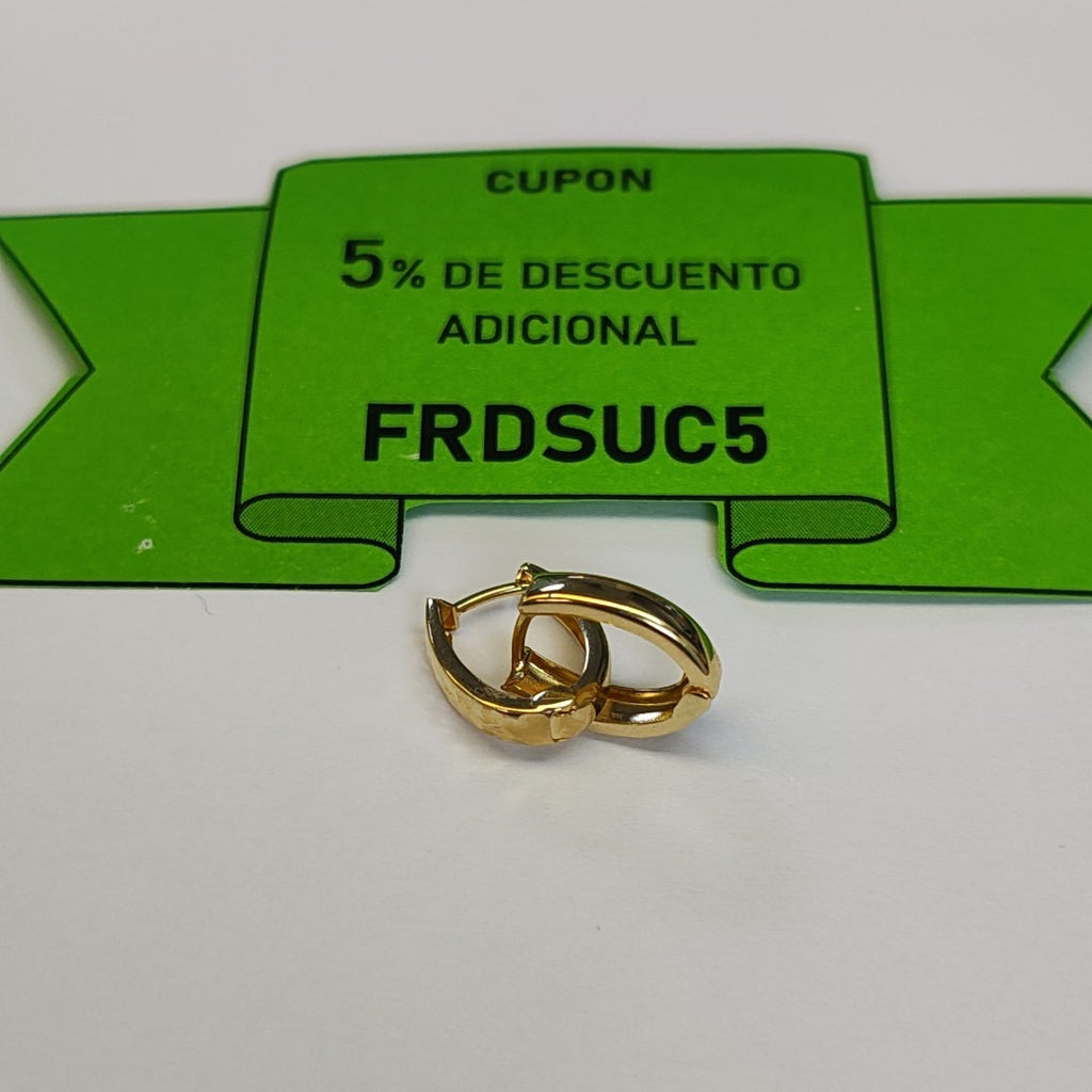 HUGGIES ORO 14K 1.1 (NUEVO)