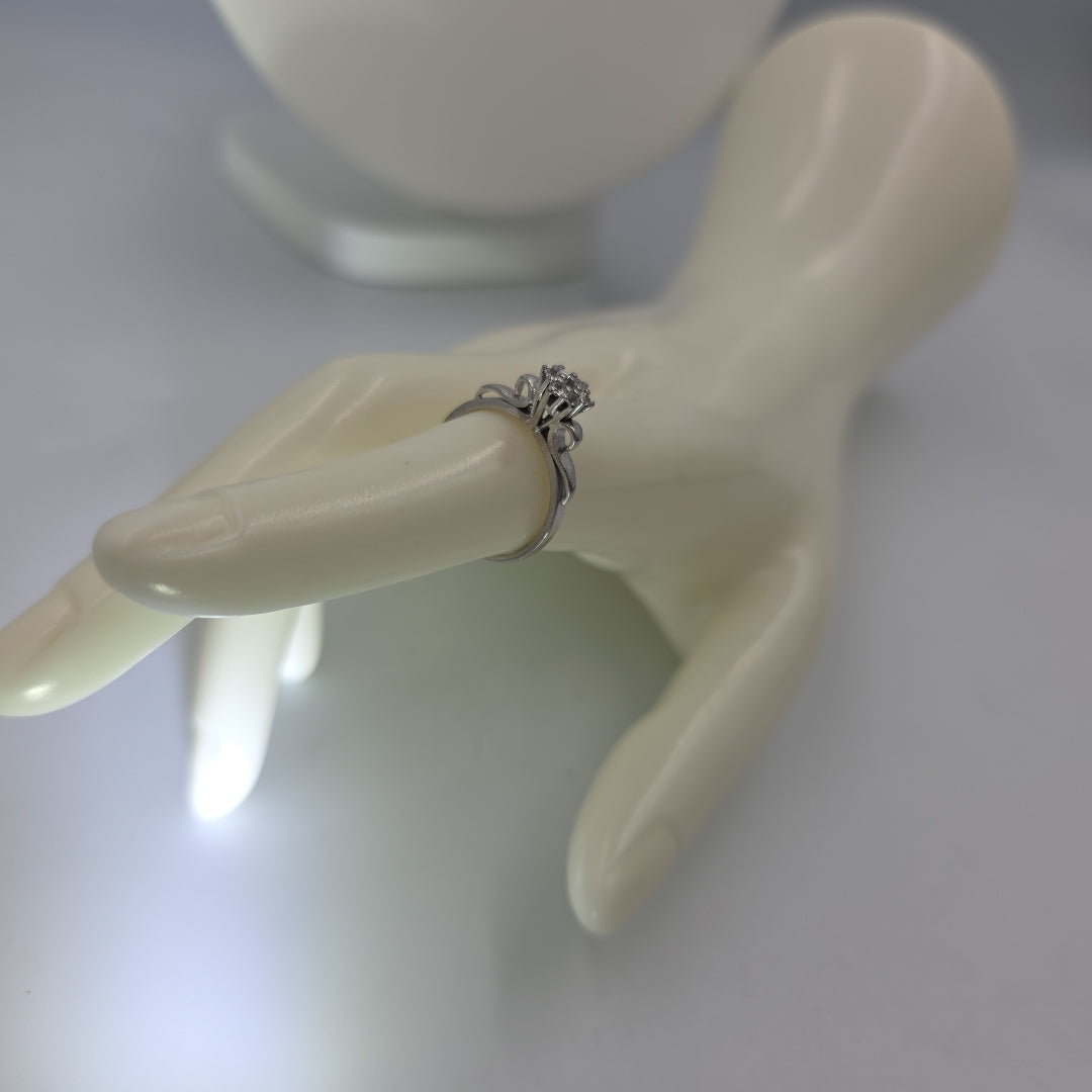 SOLITARIO ORO BLANCO 14 K 3.1 GRMS (SEMINUEVO)