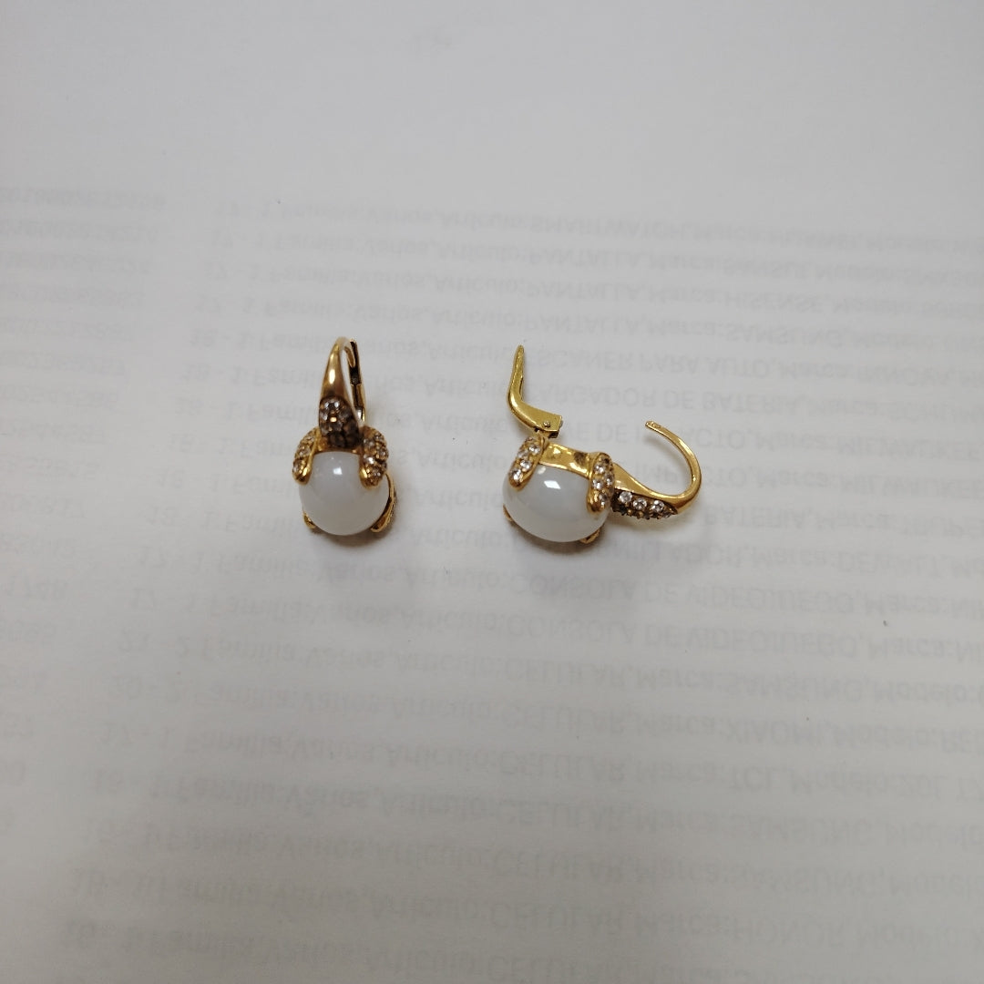 ARETES PAR ORO 18 K 14,20 GRMS (SEMINUEVO)