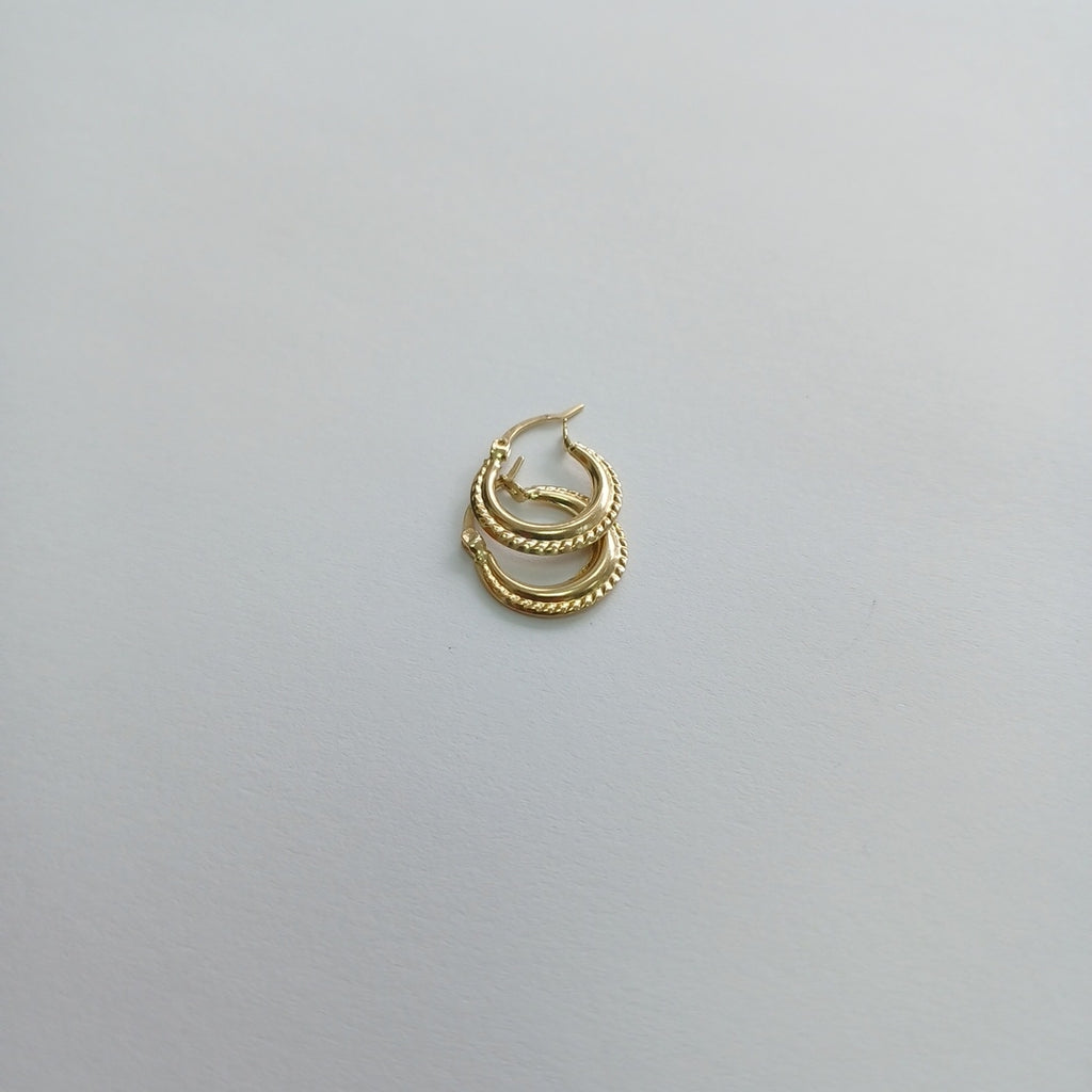 ARRACADAS ORO 14K 0.7 (NUEVO)